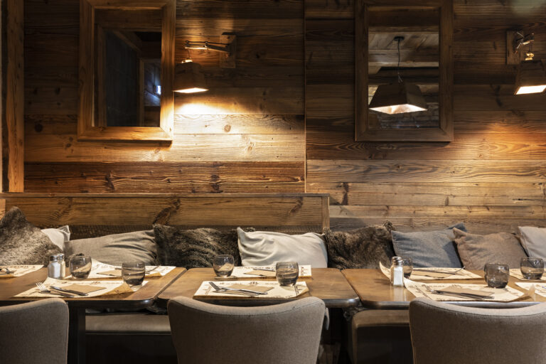 Salle du restaurant l'Auberge des Balcons de Val Thorens